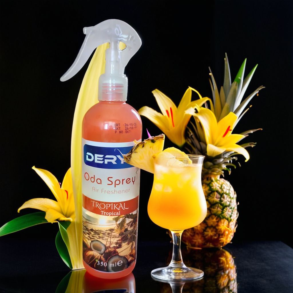 Egzotik Tropikal Meyve ve Çiçek Kokulu Oda Spreyi